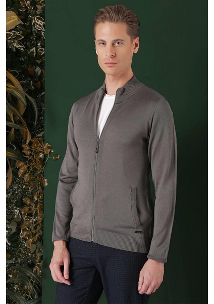 Tr 860 Slim Fit Füme Klasik Triko fırsatları