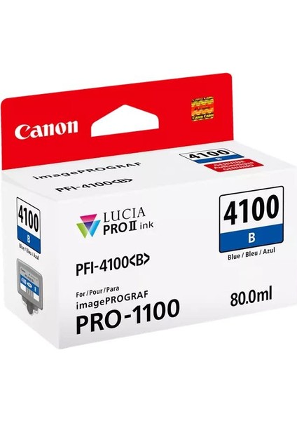 PFI-4100 B Blue Orijinal Mürekkep Kartuşu fiyatları