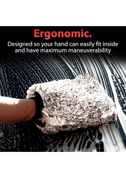 Sturmpanzer Mikrofiber Araba Yıkama Köpürtme Eldiveni 28X22CM Yüksek Emici Özellikli fiyatları