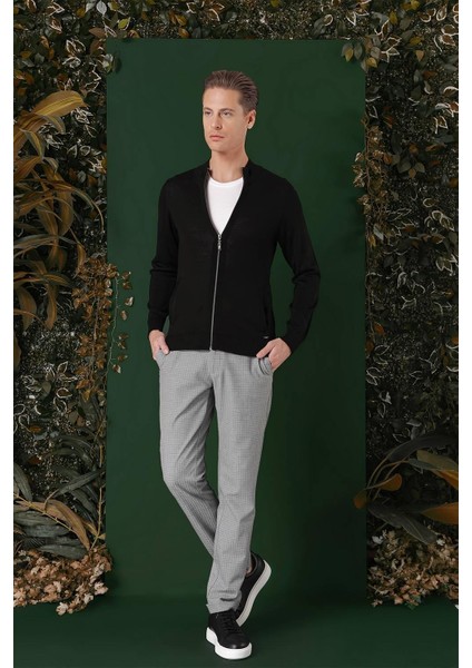 Tr 860 Slim Fit Siyah Klasik Triko indirimleri