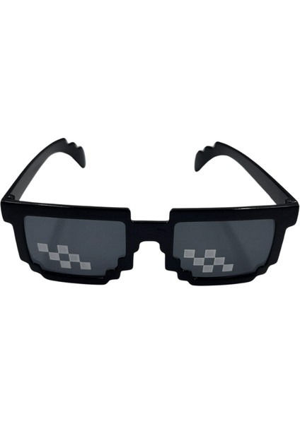 Parti Gözlük Pixel Temalı Siyah fiyatları