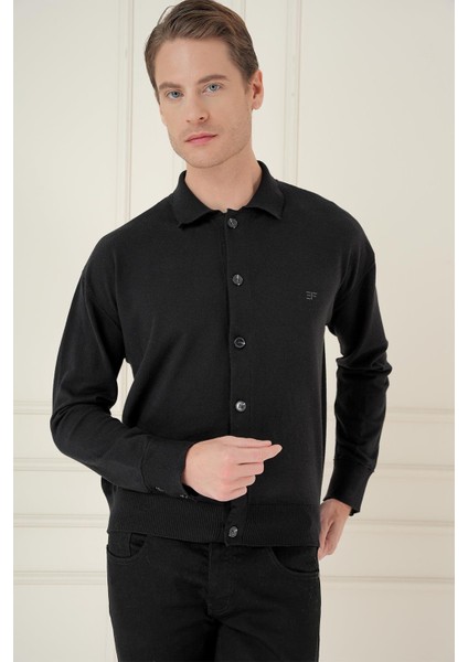 Tr 879 Slim Fit Siyah Klasik Triko fiyatları