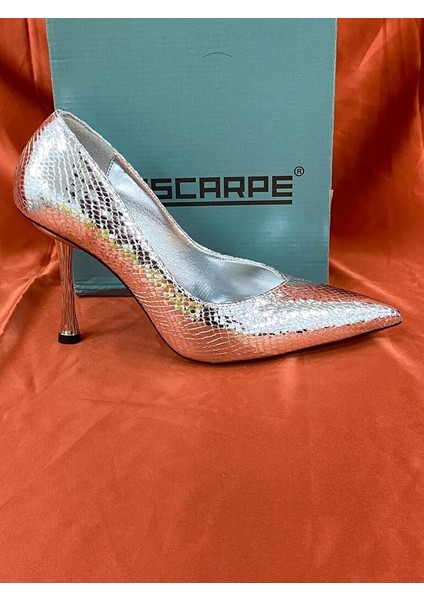 LES012 Gümüş Kadın Topuklu Ayakkabı Stiletto fiyatları
