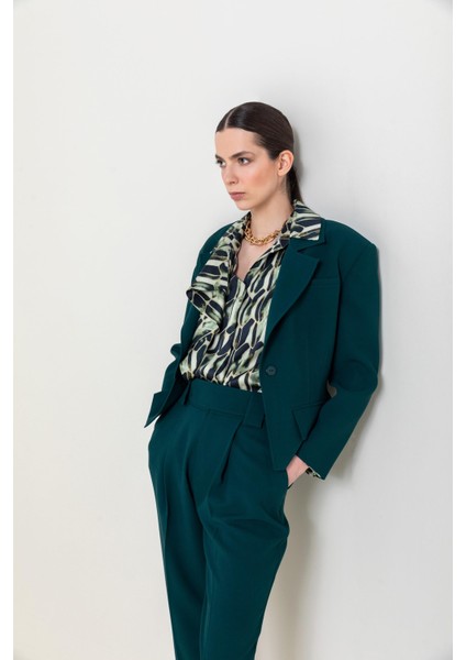 Kısa Kesim Tek Düğmeli Ceket 26W50809 fırsatları