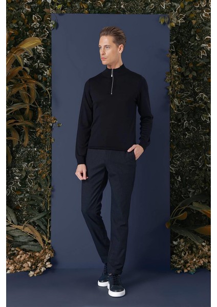 Tr 861 Slim Fit Lacivert Klasik Triko indirimleri