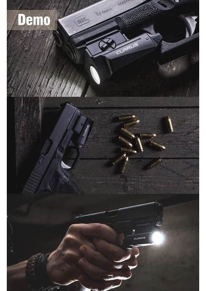 Gl1 Mikro USB Şarjlı Kompakt Taktik Tabanca Feneri fırsatları