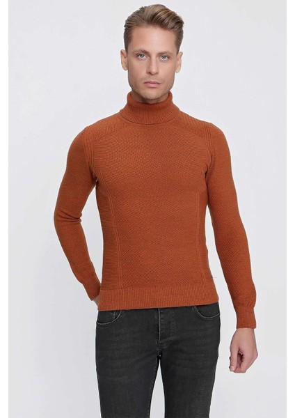 Tr 847 Slim Fit Kiremit Klasik Triko modelleri