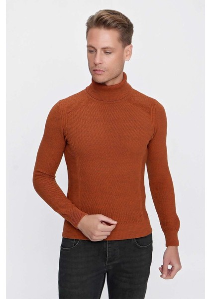 Tr 847 Slim Fit Kiremit Klasik Triko indirimleri