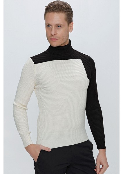 Tr 842 Slim Fit Ekru Klasik Triko modelleri