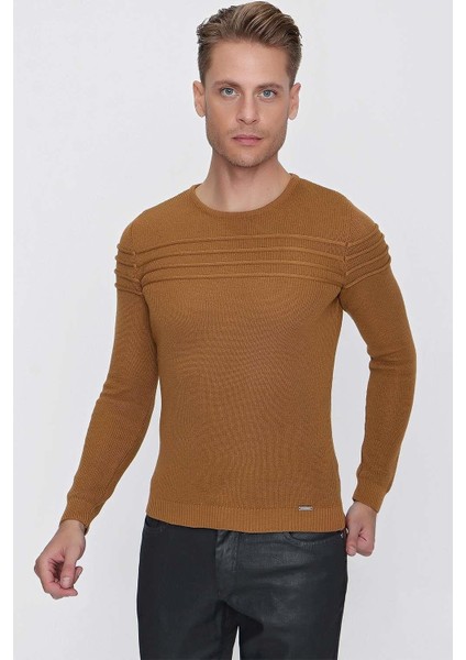 Tr 849 Slim Fit Taba Klasik Triko fiyatları