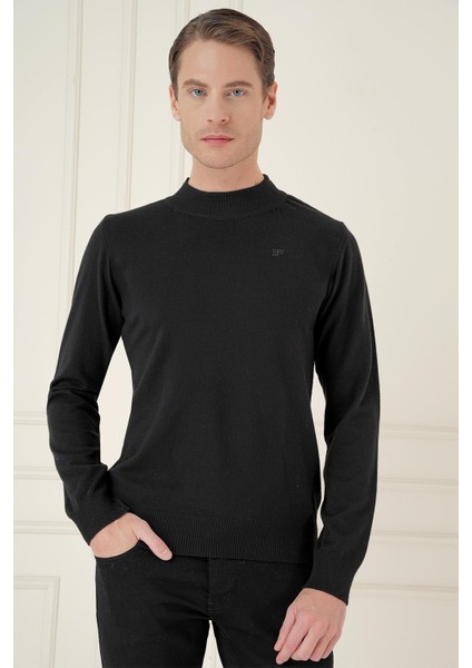 Tr 876 Slim Fit Siyah Klasik Triko fiyatları