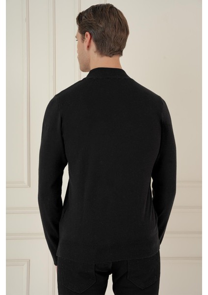 Tr 876 Slim Fit Siyah Klasik Triko fırsatları