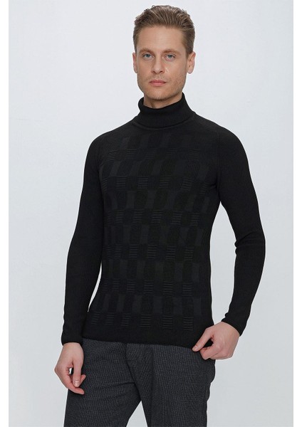 Tr 852 Slim Fit Siyah Klasik Triko fiyatları