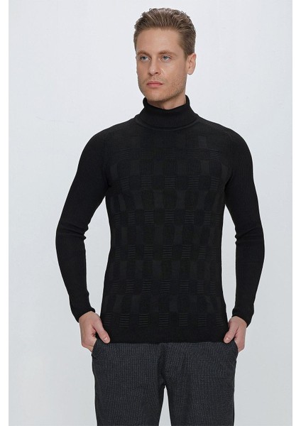 Tr 852 Slim Fit Siyah Klasik Triko fırsatları