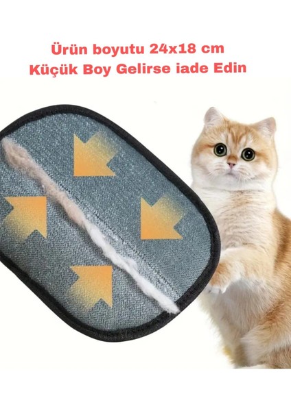 Çift Taraflı Statik Kedi Köpek Tüy Temizleme Eldiveni Giyisiler, Mobilyalar ,halılar Için 24X18 cm fırsatları