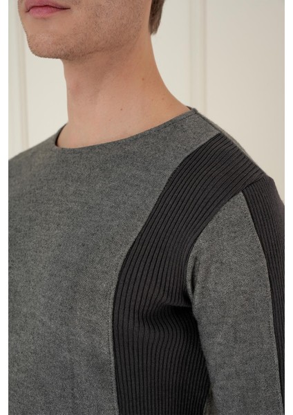 Tr 871 Slim Fit Antrasit Klasik Triko indirimleri