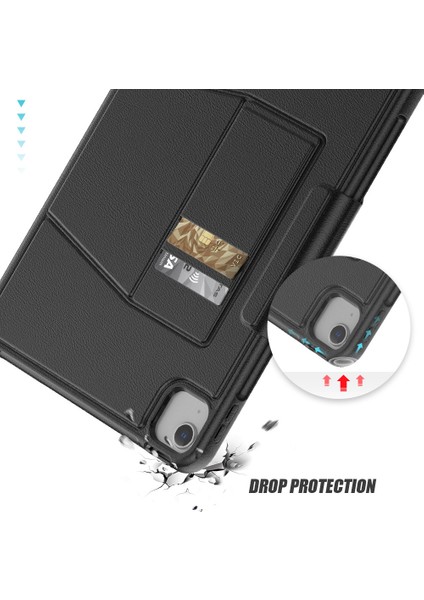 Apple iPad Mini 6 (8,7 Inc) 2021 Kartlıklı Multifonksiyonel Manyetik Standlı Kalemlikli Zırhlı Smart Kılıf A2567 A2568 fiyatları