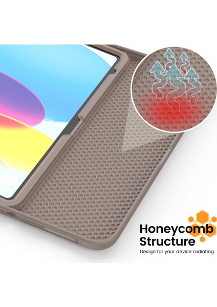 Apple iPad Mini 6 (8,7 Inc) 2021 Kartlıklı Multifonksiyonel Manyetik Standlı Kalemlikli Zırhlı Smart Kılıf A2567 A2568