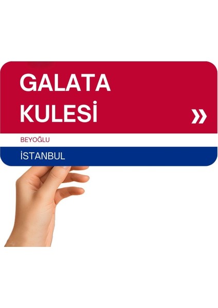 Kişiselleştirilebilir Sokak Tabelası – Isimli ve Yönlendirmeli Dekoratif Plaka Tasarımı