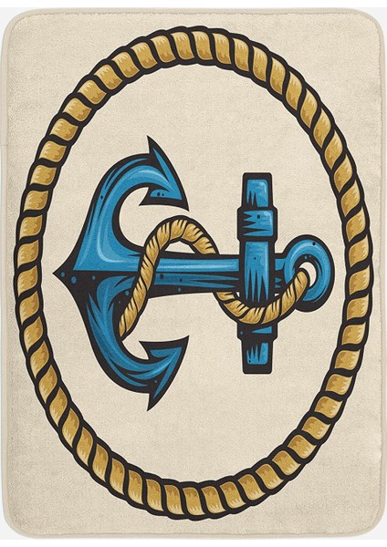 Dijital Baskı Modern Banyo Halısı Ikili Banyo Paspası LNA5129 100X60+60X50 cm fiyatları