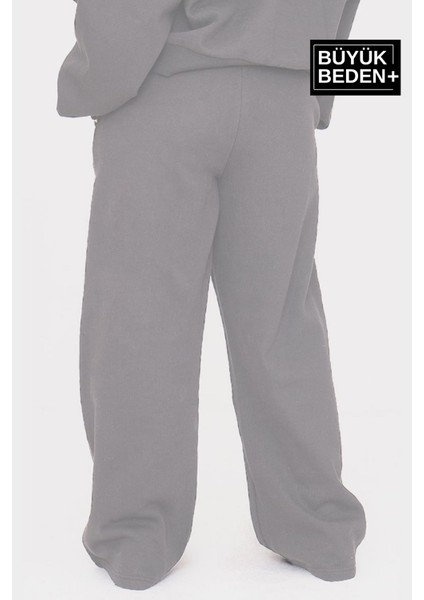 Kadın Büyük Beden Brooklyn Baskılı Ince Eşofman Altı SPR25BEAK54 modelleri