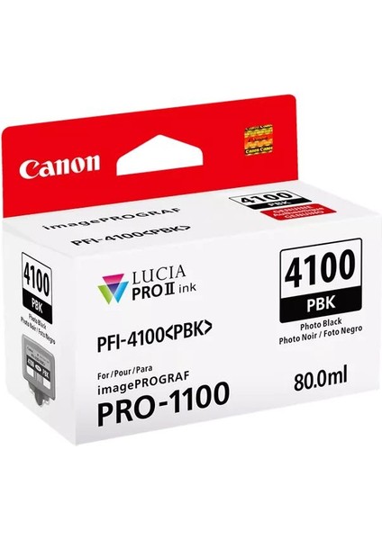 PFI-4100 PBK Photo Black Orijinal Mürekkep Kartuşu fiyatları