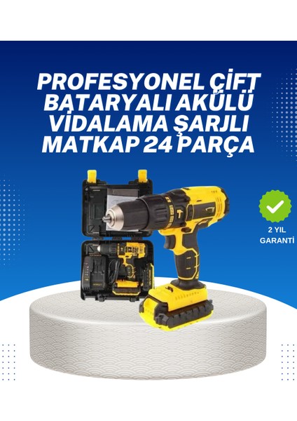 Ev ve Atölye Için 12V Akülü Matkap | Plastik Mandren ve Metal Şanzıman