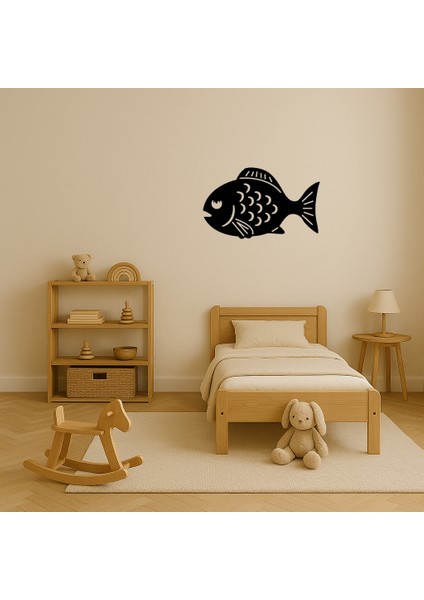 Balık Tasarımlı Dekoratif Duvar Tablosu - ASOY7395-6757 modelleri
