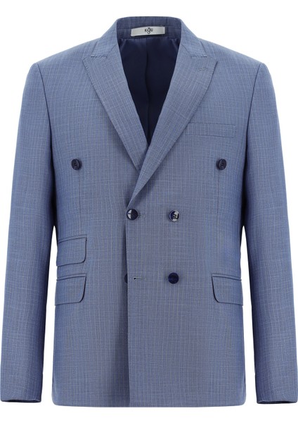 Regular Fit Çizgili Kruvaze Takım Elbise fiyatları