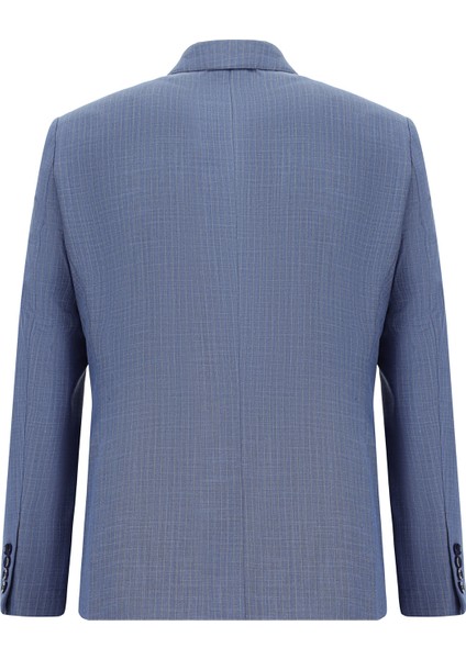 Regular Fit Çizgili Kruvaze Takım Elbise modelleri