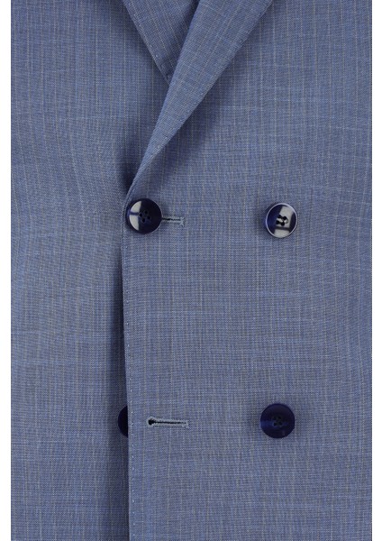 Regular Fit Çizgili Kruvaze Takım Elbise fırsatları