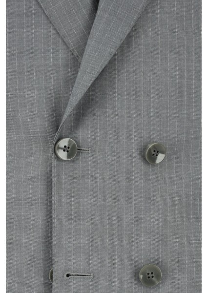 Regular Fit Çizgili Kruvaze Takım Elbise fırsatları