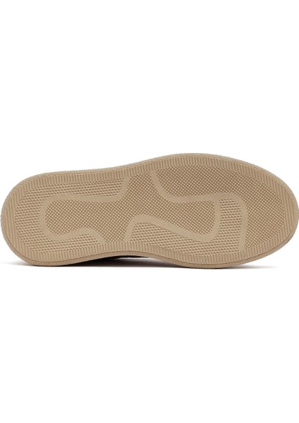 Kadın Bej Bağcıklı Süet Deri Sneaker 25AFD511010 fırsatları