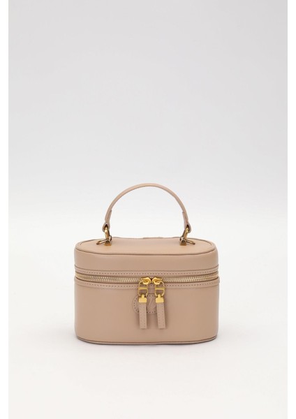 Kahve Elips Model El Çantası