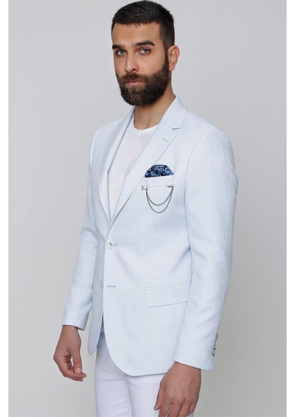 C 606 Slim Fit Mavi Spor Ceket fiyatları