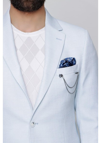 C 606 Slim Fit Mavi Spor Ceket indirimleri