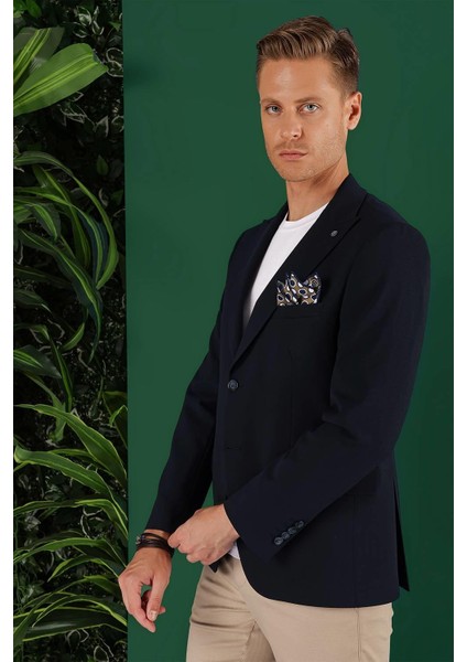 C 632 Slim Fit Lacivert Spor Ceket fırsatları