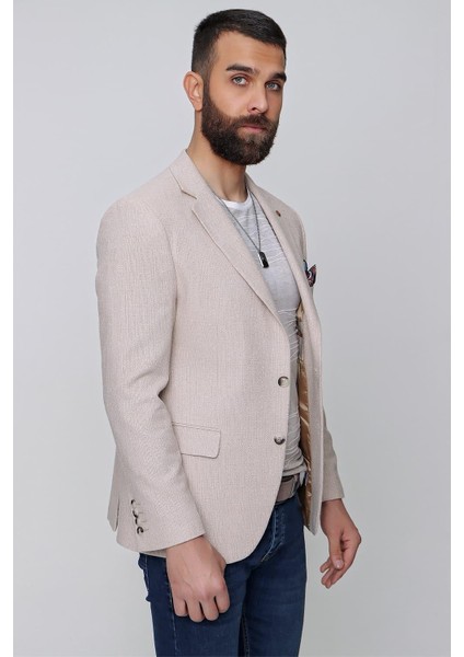C 613 Slim Fit Bej Spor Ceket fırsatları