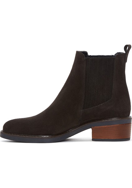 Kadın Antrasit Süet Deri Chelsea Bot 25WFD160410 fiyatları