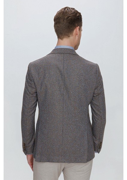 C 633 Slim Fit Tütün Spor Ceket indirimleri