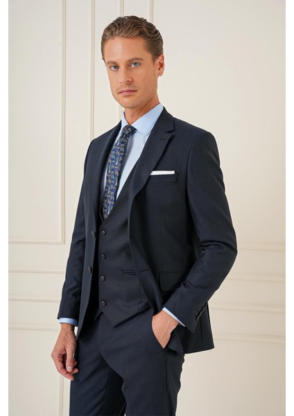 Slim Fit Lacivert Klasik Takım Elbise Tk 896 modelleri