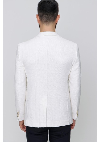 C 611 Slim Fit Ekru Spor Ceket fırsatları