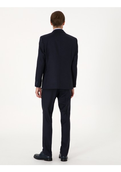 Erkek Lacivert Slim Fit Takım Elbise 50311236-VR033 indirimleri