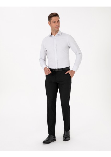 Erkek Siyah Slim Fit Kumaş Pantolon 50311591-VR046 modelleri