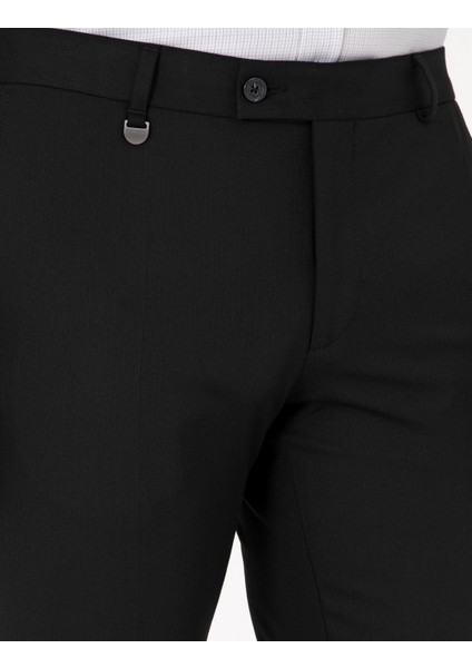 Erkek Siyah Slim Fit Kumaş Pantolon 50311591-VR046 indirimleri