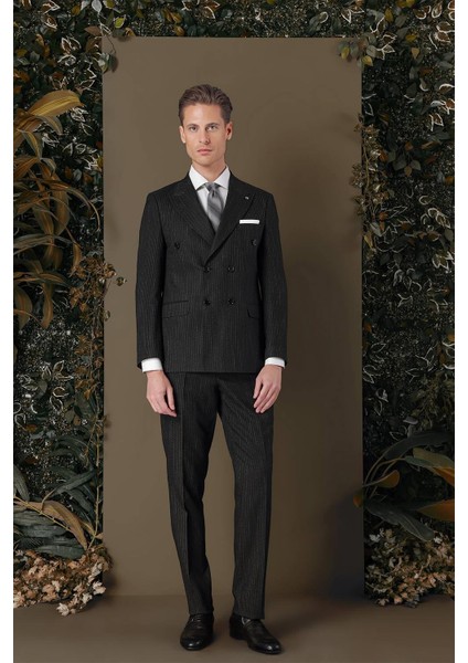 Tk 884 Slim Fit Lacivert Klasik Takım Elbise