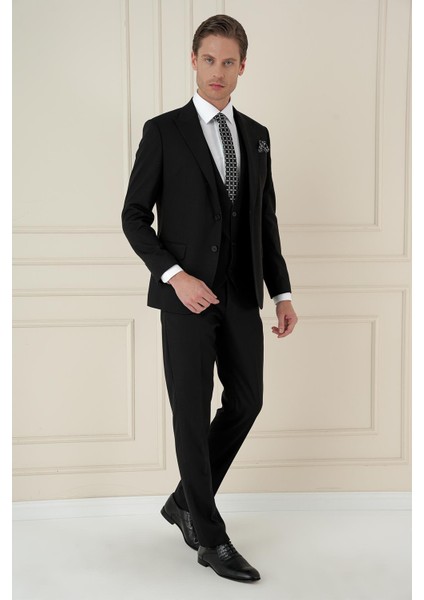 Tk 907 Slim Fit Siyah Spor Takım Elbise fiyatları