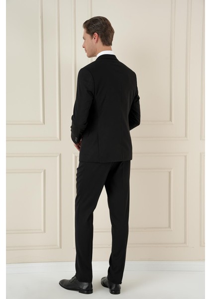 Tk 907 Slim Fit Siyah Spor Takım Elbise fırsatları