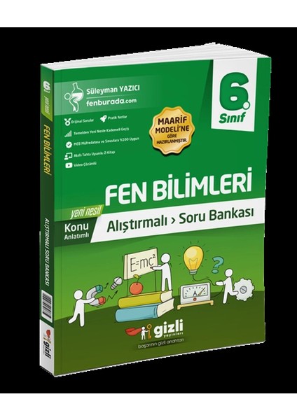 6. Sınıf Fen Bilimleri Konu Anlatımlı Alıştırmalı Soru Bankası Yeni