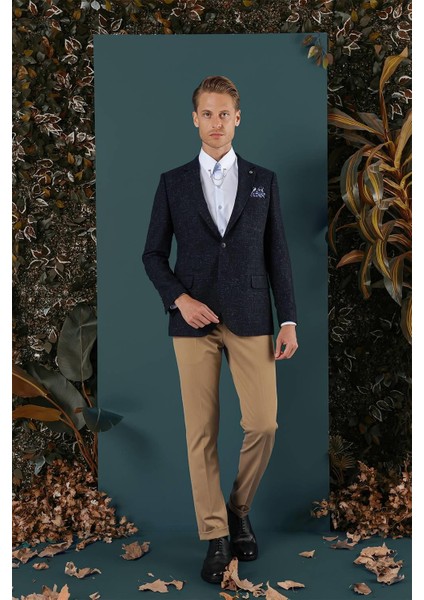 C 655 Slim Fit Lacivert Spor Ceket